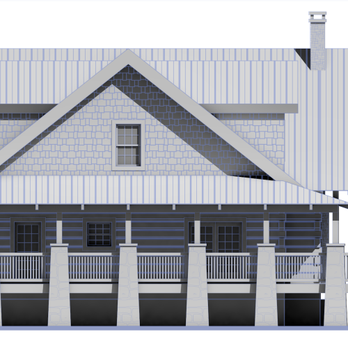 Anakeesta Lodge Right Elevation
