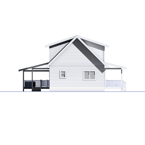 Gatlinburg Rear Elevation EC