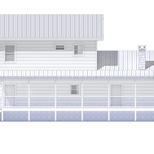 Rear Elevation Powder Run EC