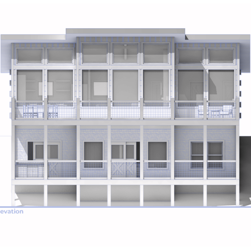 Rear Elevation - Seaton Retreat - EC