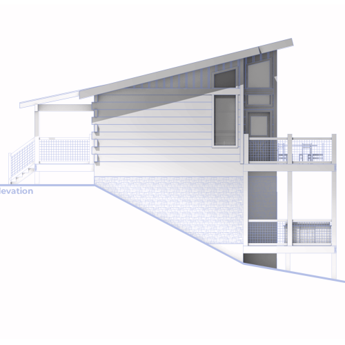 Right Elevation - Seaton Retreat - EC