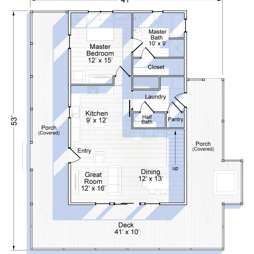 The Gatlinburg Main Floor Plan EC